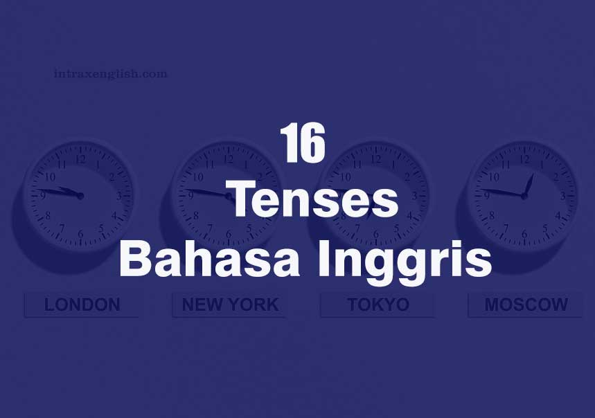 16 Tenses dalam  Bahasa  Inggris  Lengkap Rumus Penggunaan 